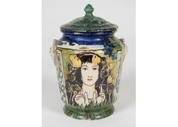 Vaso con coperchio - autunno e primavera Vaso con coperchio - autunno e primavera