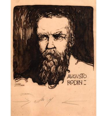 Ritratto dello scultore Augusto Rodin
