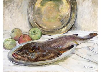 Natura morta con Rana pescatrice Natura morta con Rana pescatrice